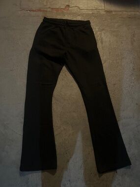 Black Sweatpants Bootcut wide leg